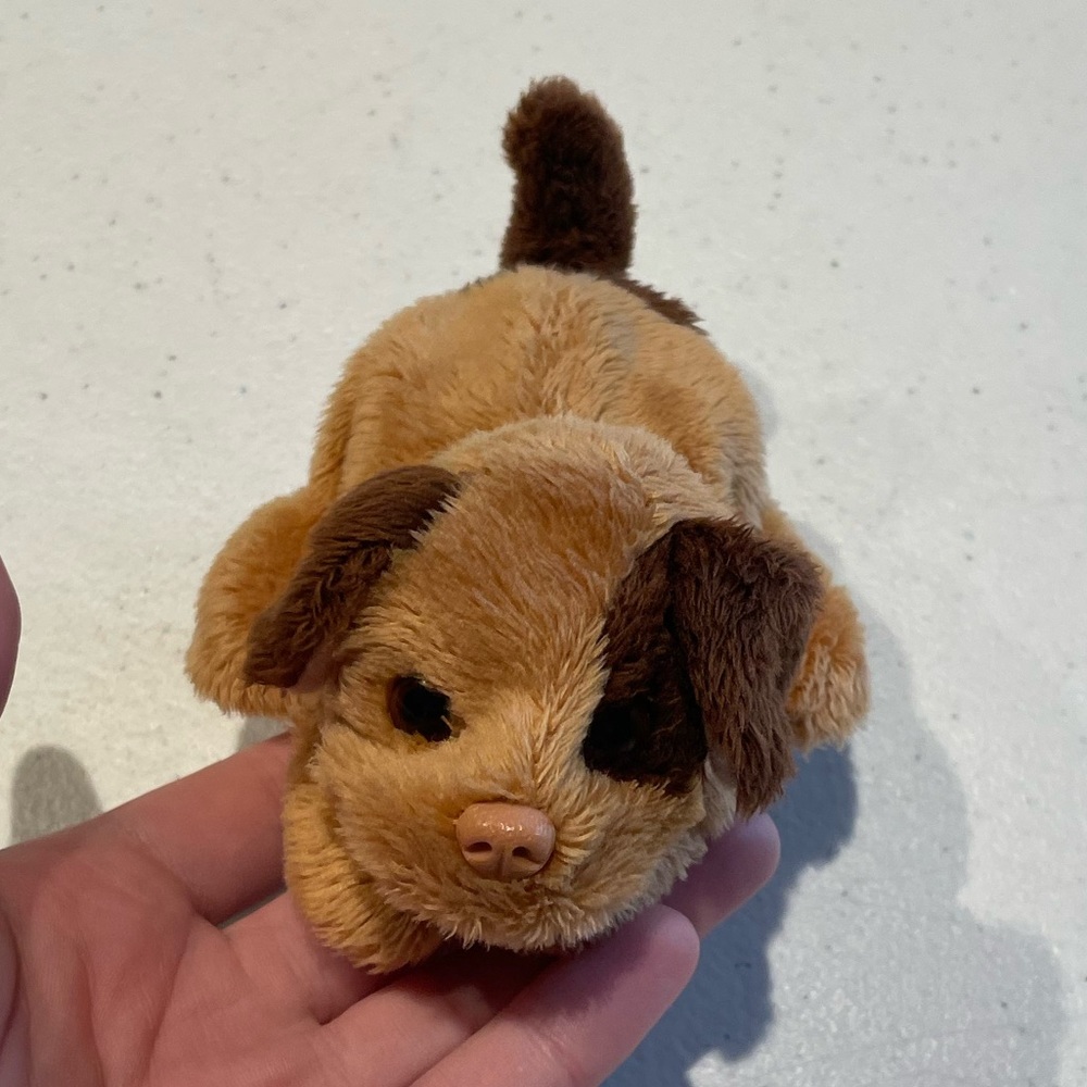 Hasbro 2009 Fur Real Friends Dog Puppy Brown Small